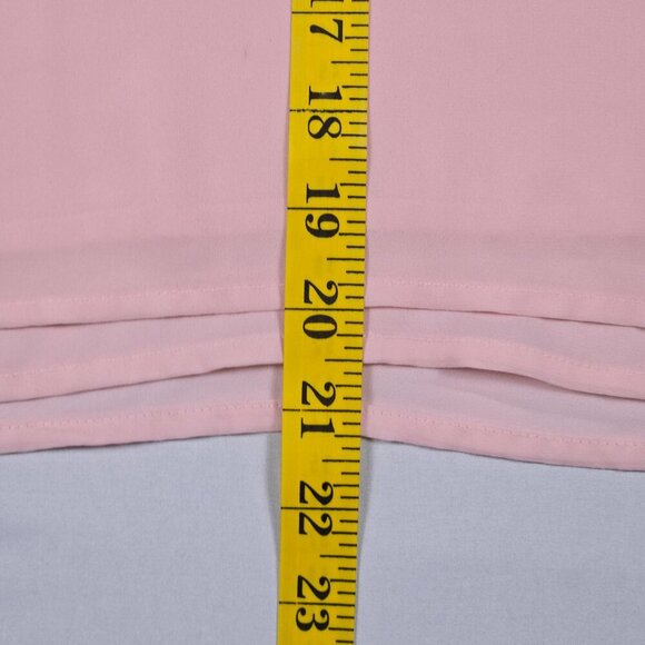 rue21 Light Pink Tank Top Women’s S V-Neck Braided Strap Flowy Sheer Summer Boho - Picture 11 of 13